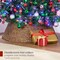 Pre Lit Artificial Spruce Christmas Tree - Easy Assembly & Foldable Base